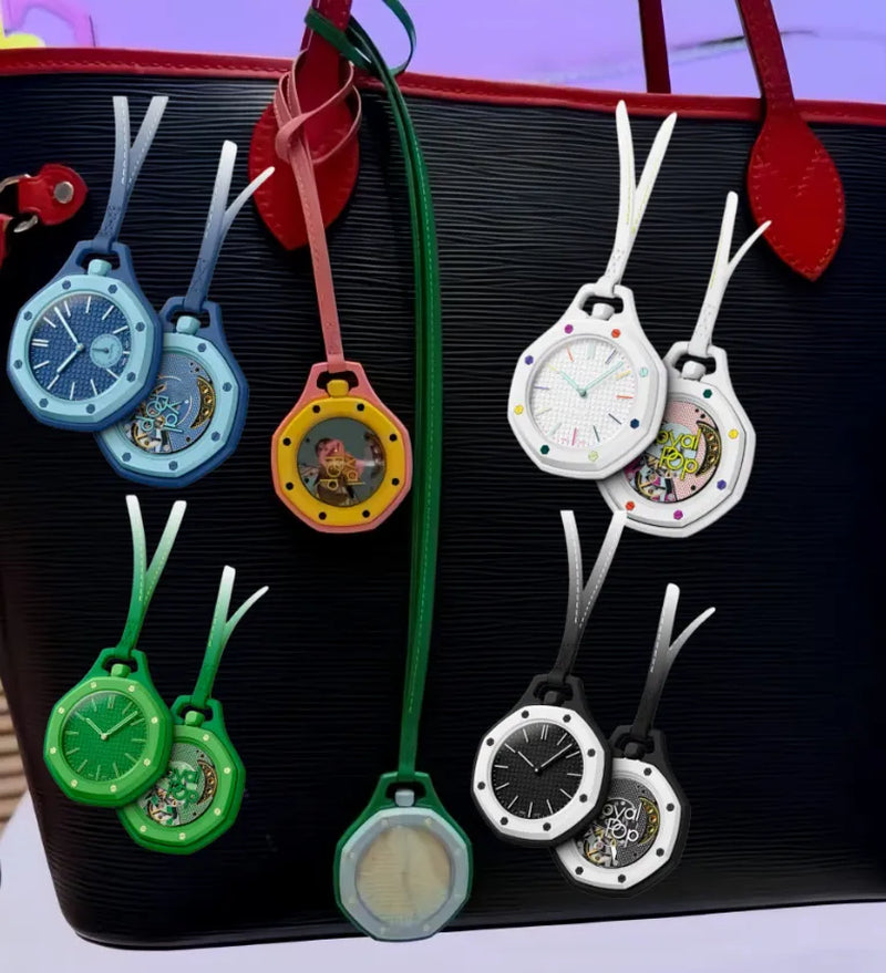 Luxury ST Royal POP Automatic Pocket Watch Leather Lanyard Candy Colors Watches Men Women Watch Gift Lardyard and Watch Strap Gift 8 Colors