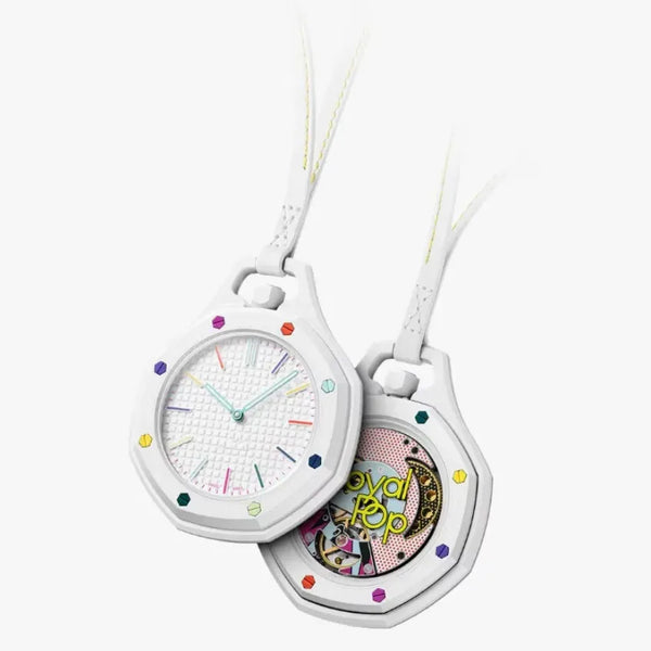 Luxury ST Royal POP Automatic Pocket Watch Leather Lanyard Candy Colors Watches Men Women Watch Gift Lardyard and Watch Strap Gift 8 Colors