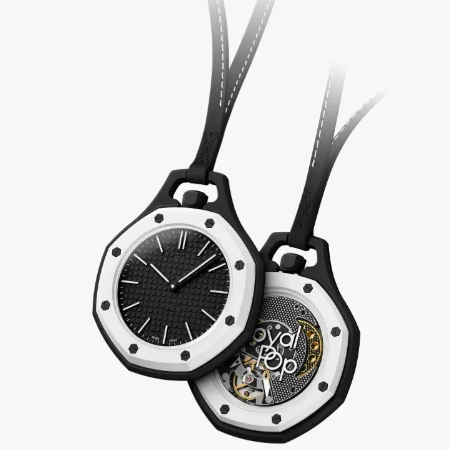 Luxury ST Royal POP Automatic Pocket Watch Leather Lanyard Candy Colors Watches Men Women Watch Gift Lardyard and Watch Strap Gift 8 Colors