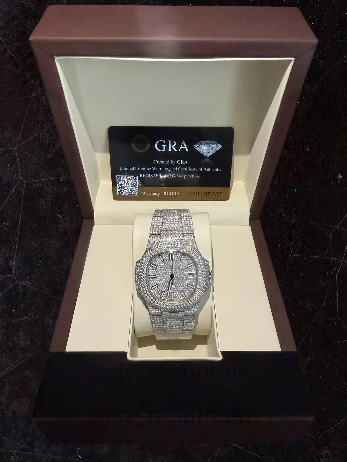 The Vamer Honeycomb — Hip Hop Iced Moissanite Watch - saintvamer