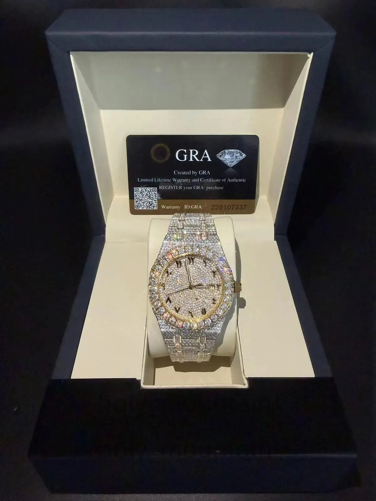 The Vamer Honeycomb — Hip Hop Iced Moissanite Watch - saintvamer