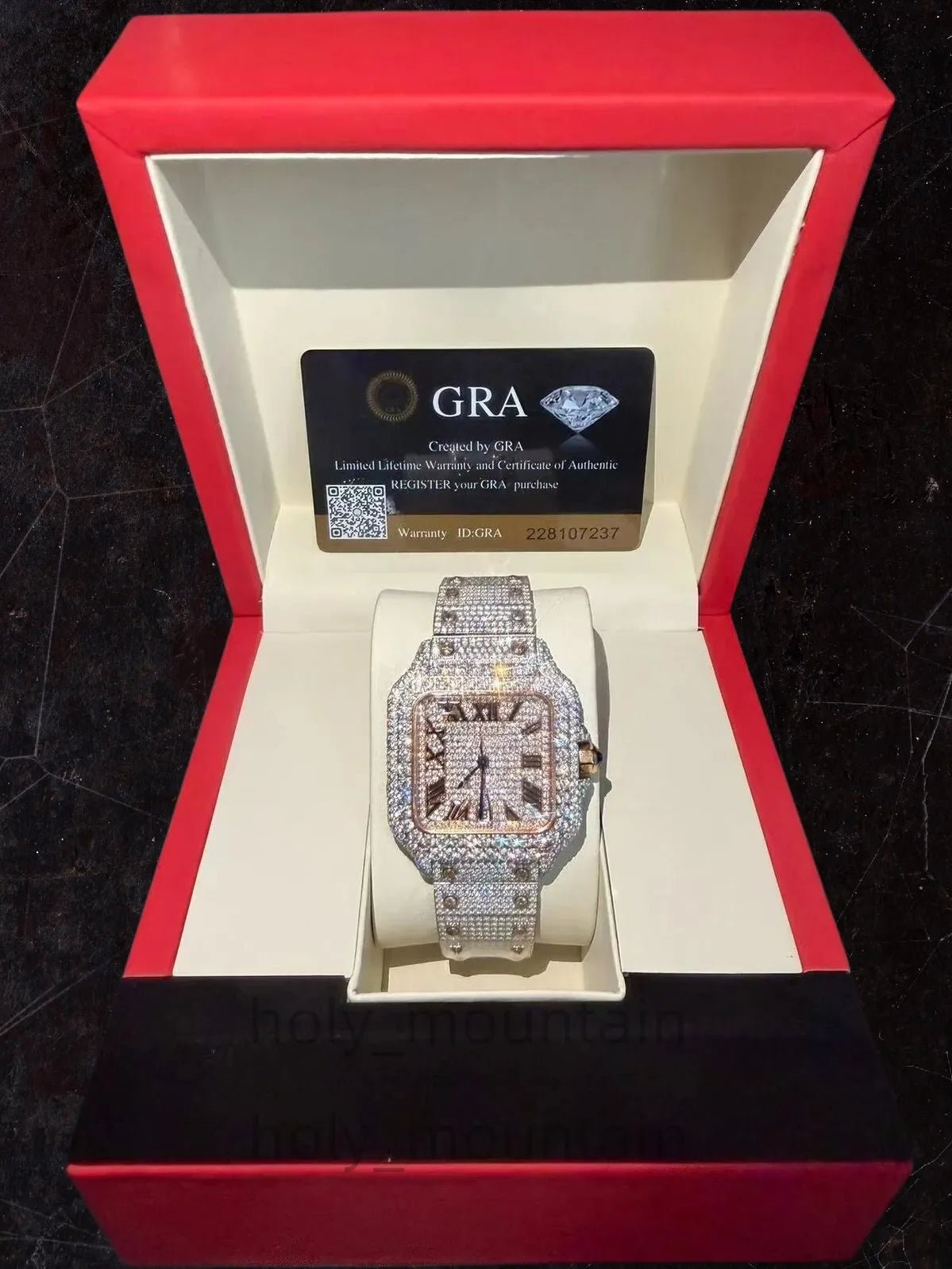 The Vamer Honeycomb — Hip Hop Iced Moissanite Watch - saintvamer