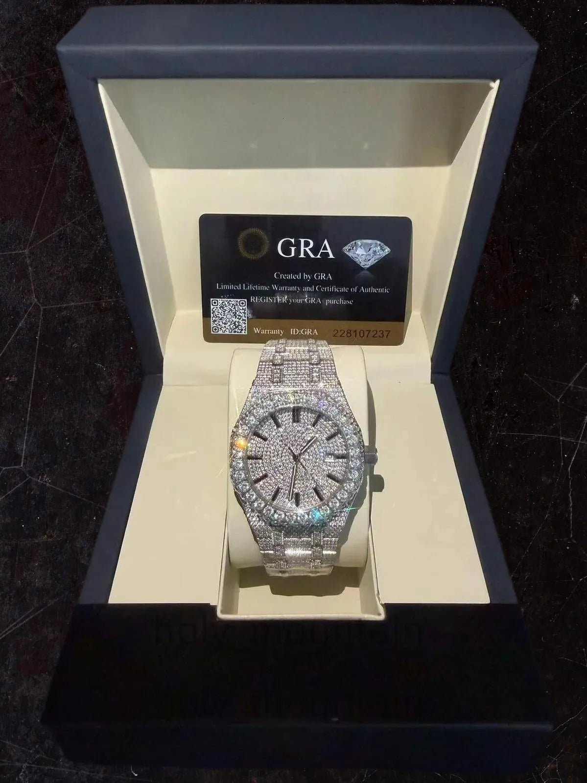 The Vamer Honeycomb — Hip Hop Iced Moissanite Watch - saintvamer