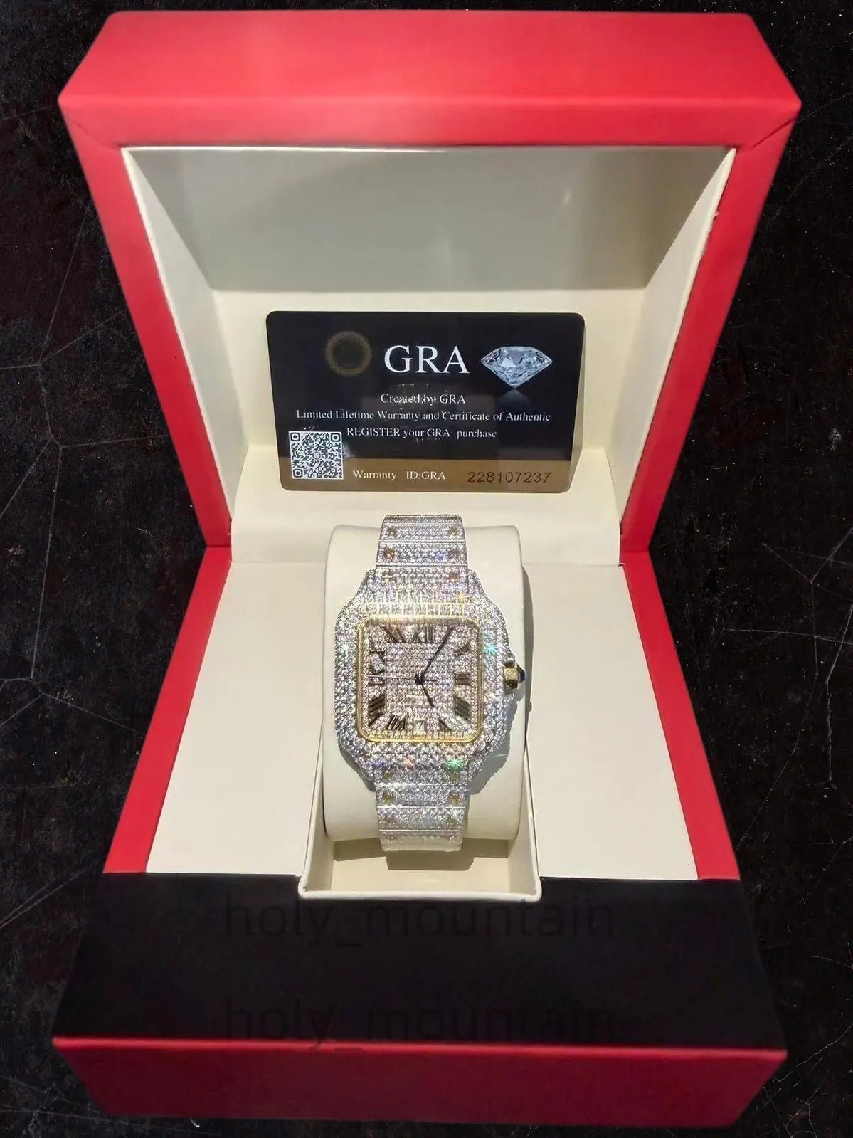 The Vamer Honeycomb — Hip Hop Iced Moissanite Watch - saintvamer
